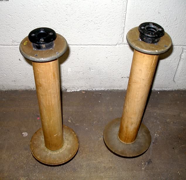TWISTER BOBBINS, 15" traverse x 6" base x 4" top,